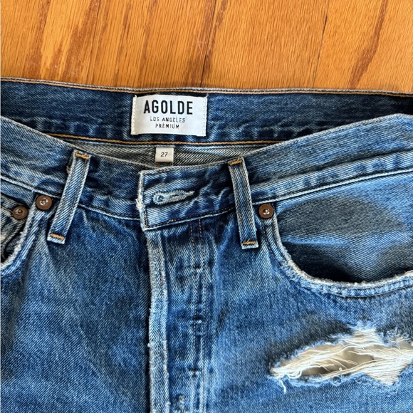 Agolde Jamie high rise classic in grade size 27 - Picture 3 of 8